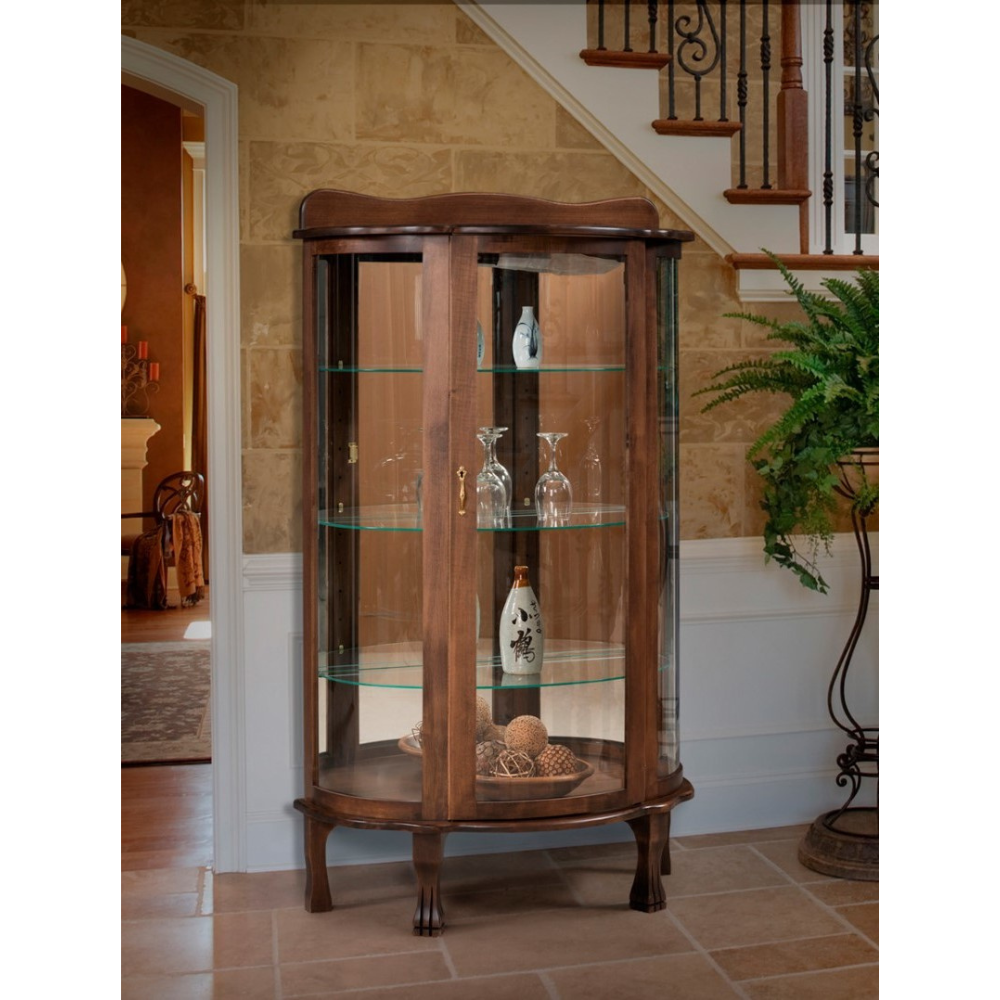 Mirror Back Curio Cabinet