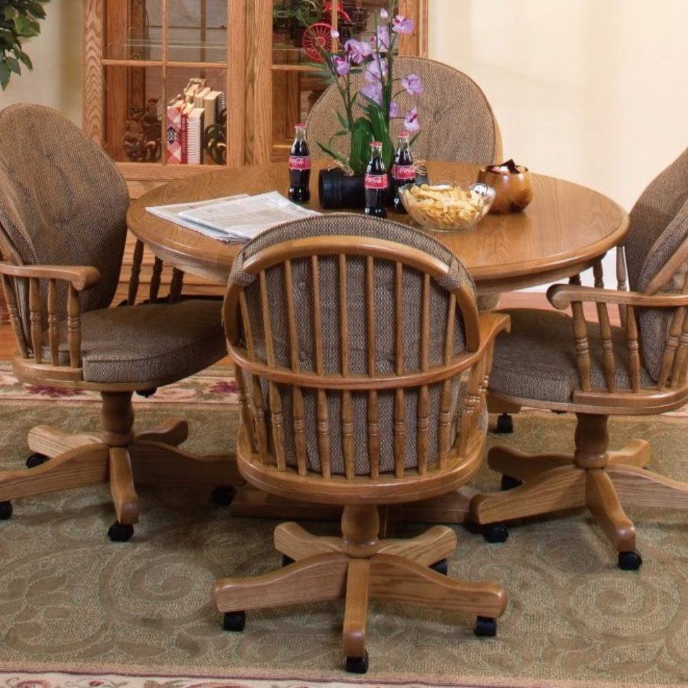 Round Innkeeper's Pedestal table