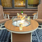 Poly Fire Pit Dining Table
