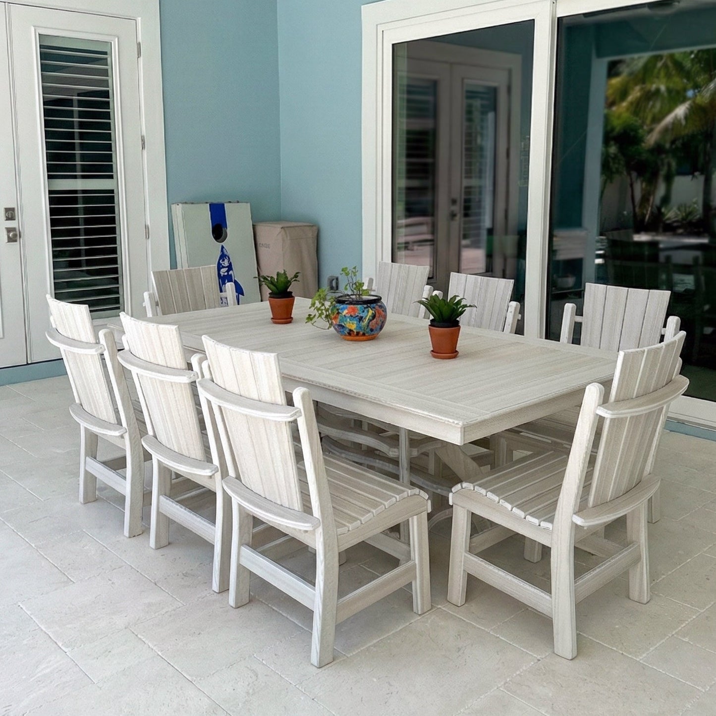 Daisy Square Poly Dining Chair