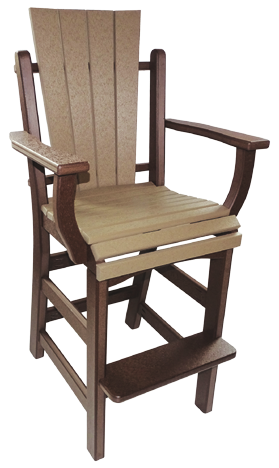Daisy Square Poly Dining Chair