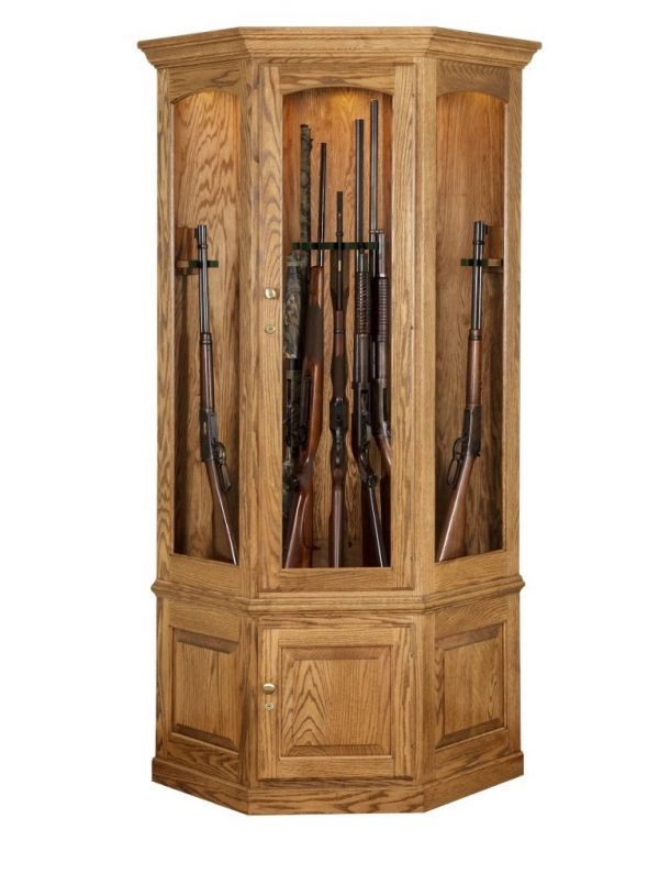 14 Gun Corner Gun Cabinet